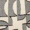 Hello Honey® Multicolored Geometric Pattern Woven Cotton Pillow with Chambray Back & Fringe